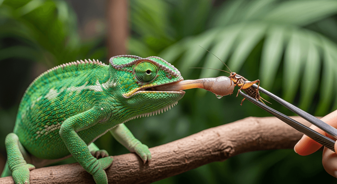 Chamäleon-Ernährung: Essentials für Gesunde Reptilien