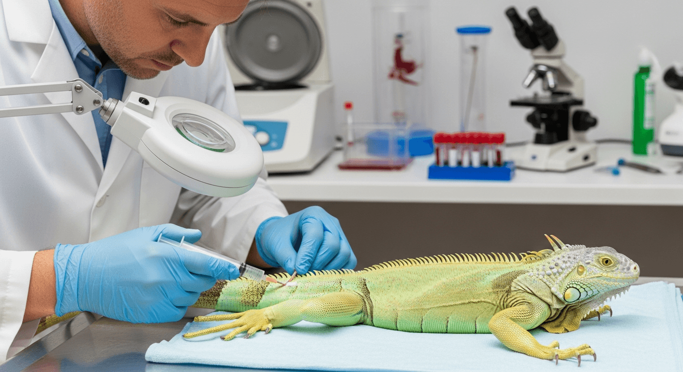 Reptilien-Krankheit: Anämie