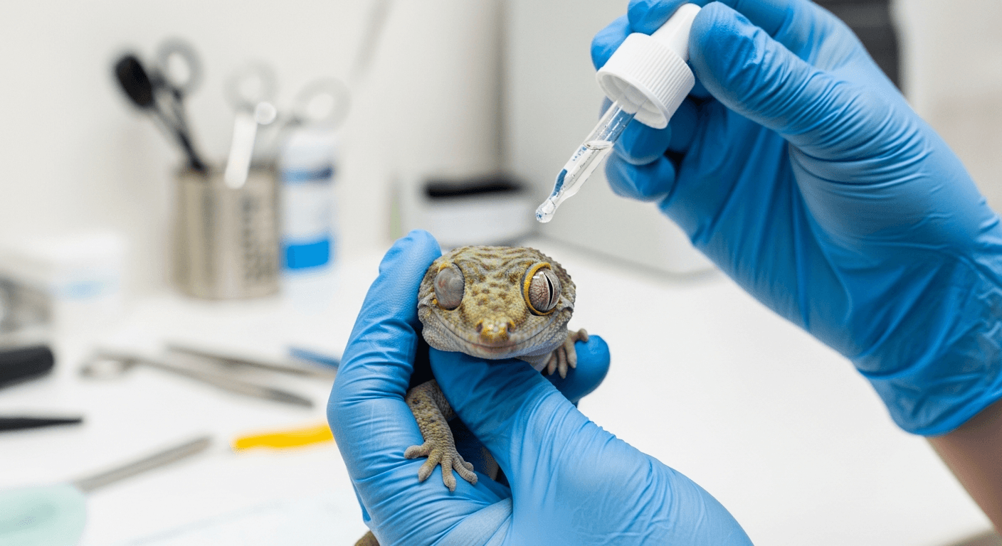 Reptilien-Krankheit: Bindehautentzündung