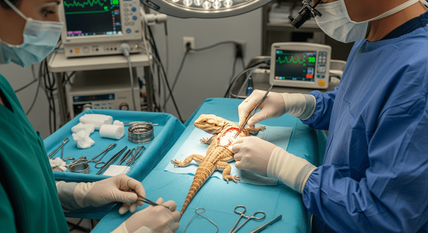 Reptilien-Krankheit: Darmvorfall