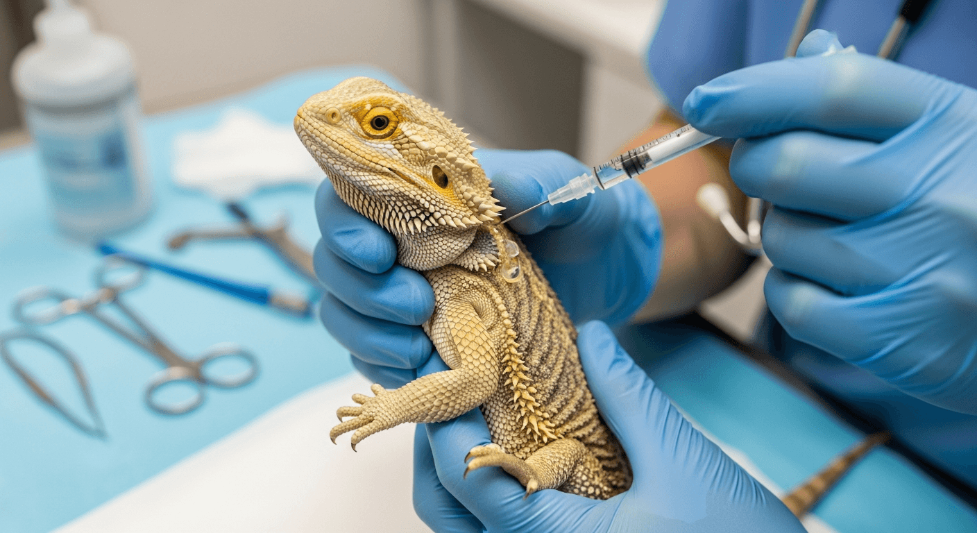 Reptilien-Krankheit: Dehydratation