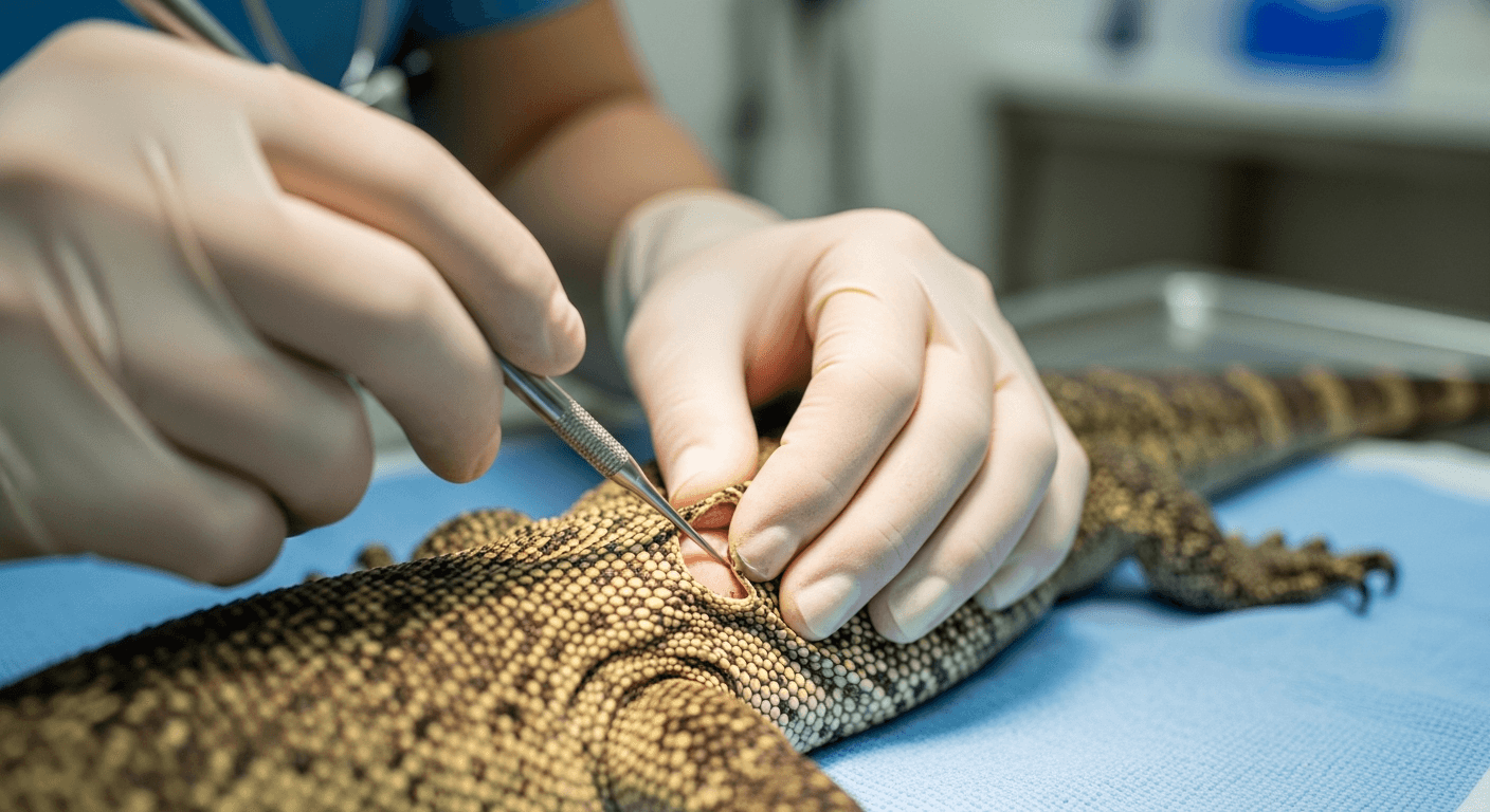 Reptilien-Krankheit: Erkrankung der Kloake