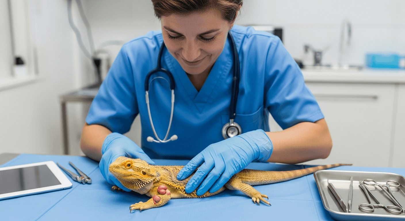 Reptilien-Krankheit: Gicht