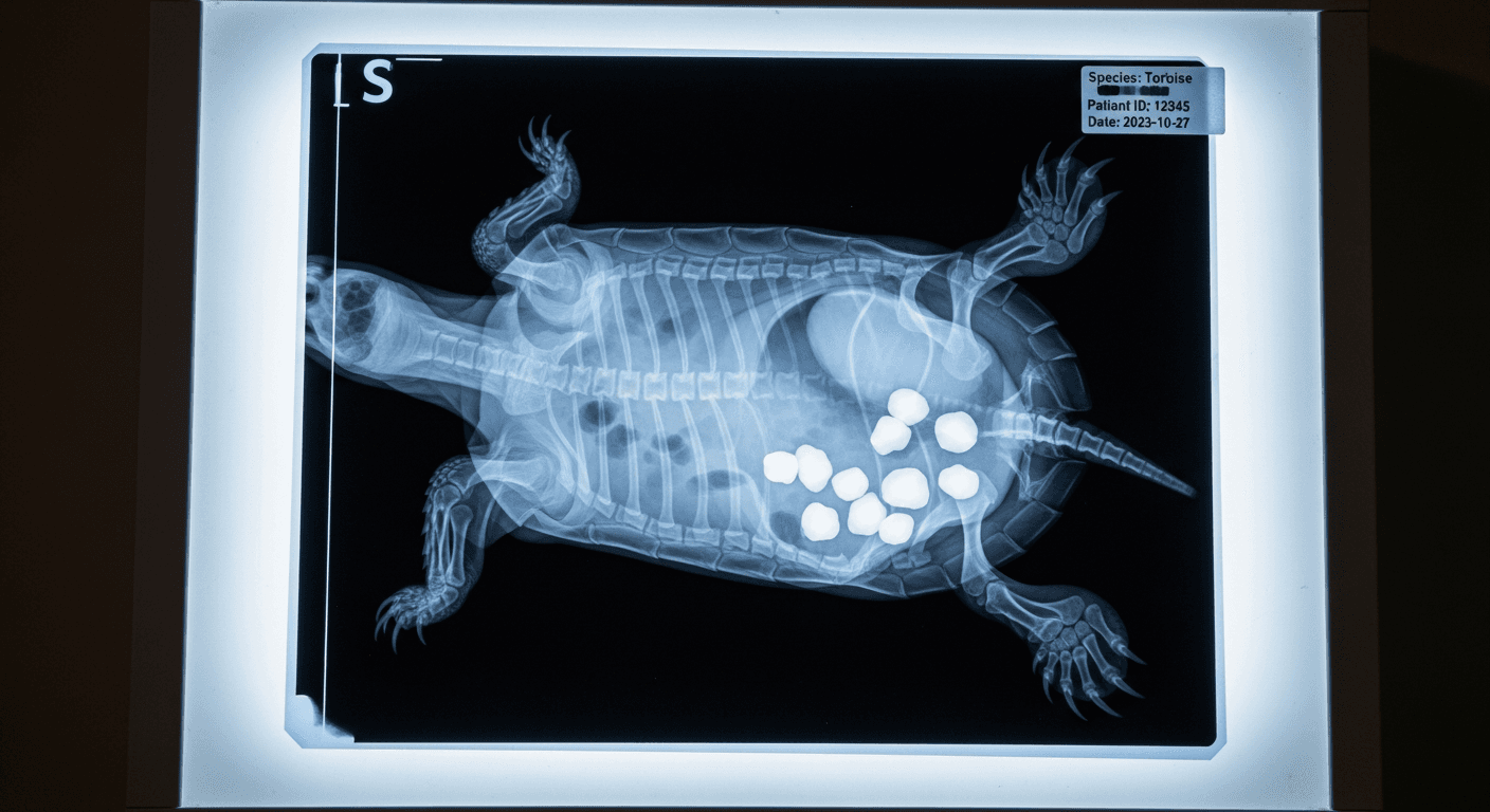 Reptilien-Krankheit: Harnsteine