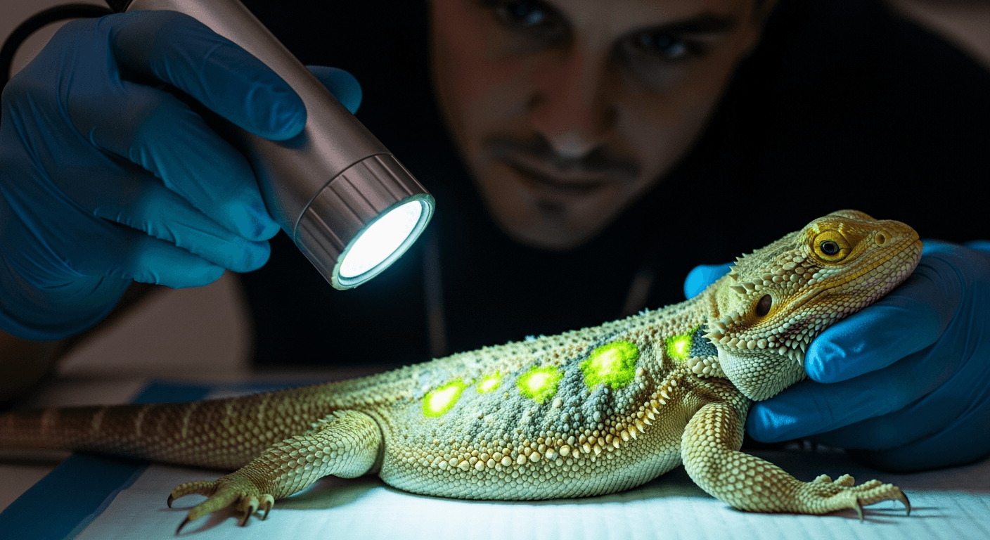 Reptilien-Krankheit: Haut-Mykose