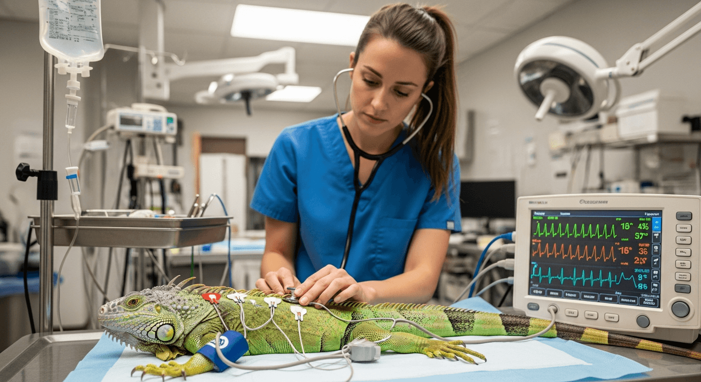 Reptilien-Krankheit: Herz-Kreislaufschwäche