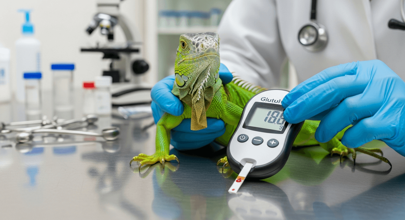 Reptilien-Krankheit: Hypoglykämie