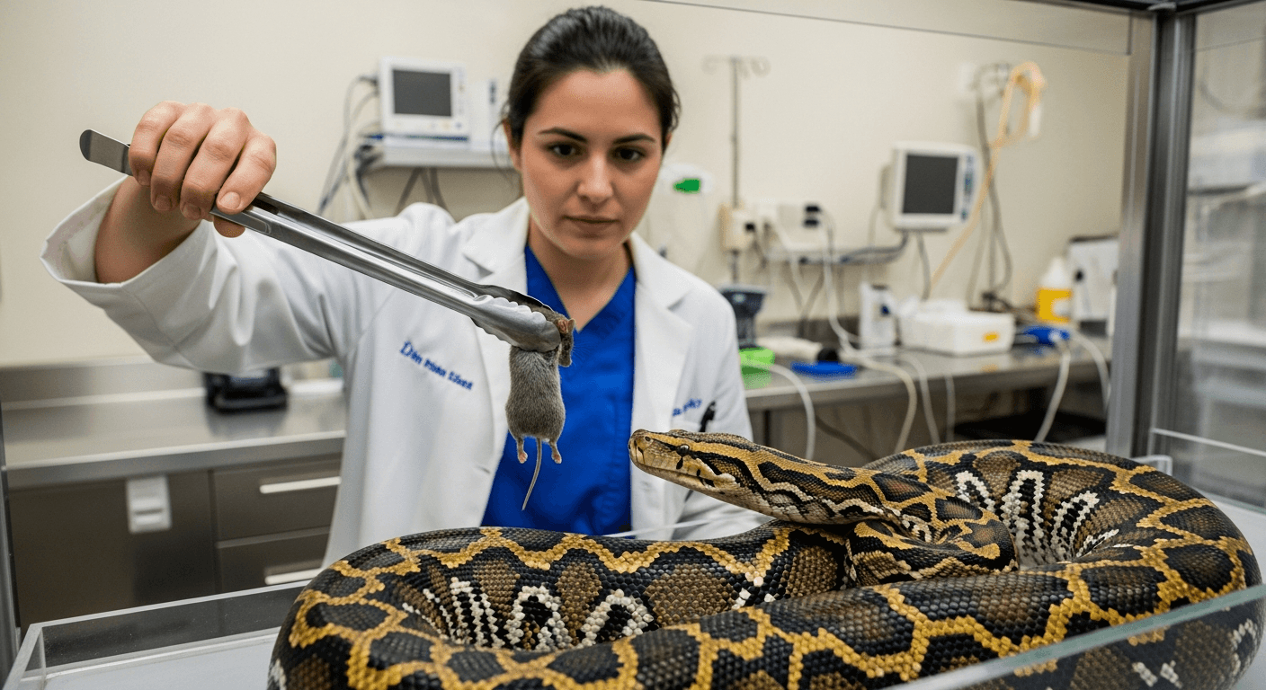 Reptilien-Notfall: Nahrungsverweigerung