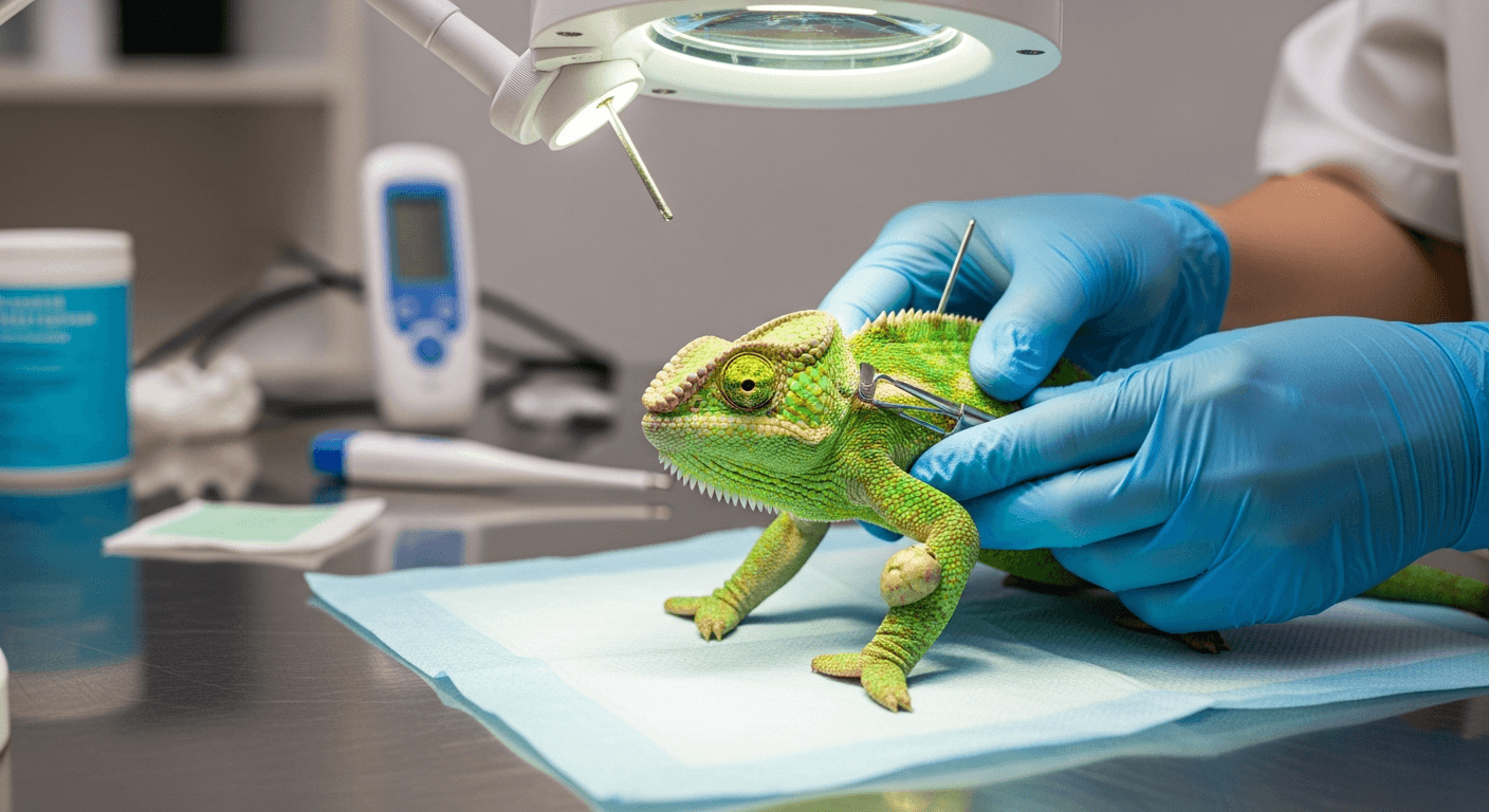 Reptilien-Krankheit: Ödem