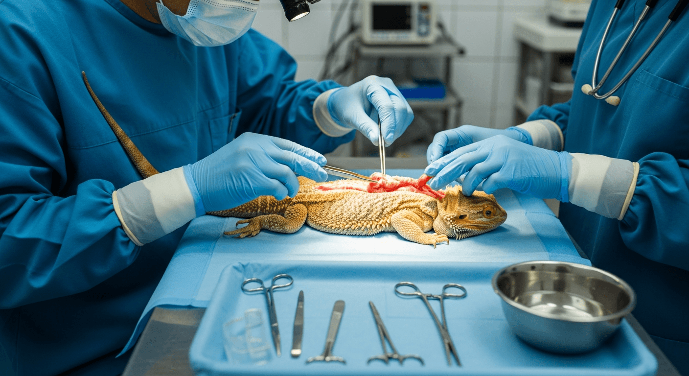 Reptilien-Krankheit: Penis- und Hemipenis-Erkrankung