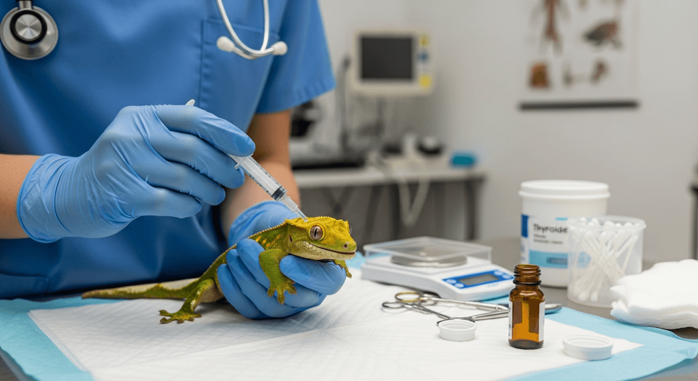 Reptilien-Krankheit: Schilddrüsen-Unterfunktion