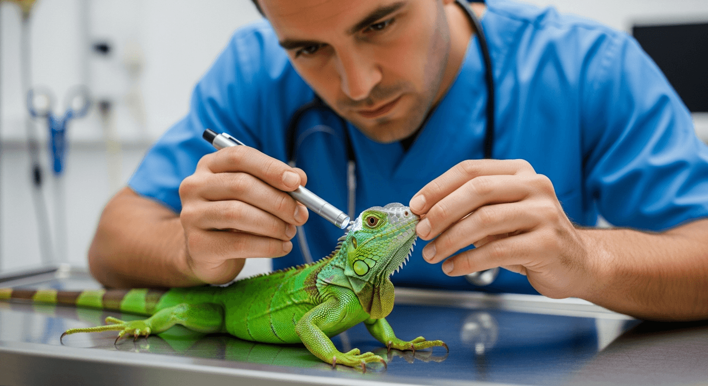 Reptilien-Krankheit: ZNS-Erkrankung