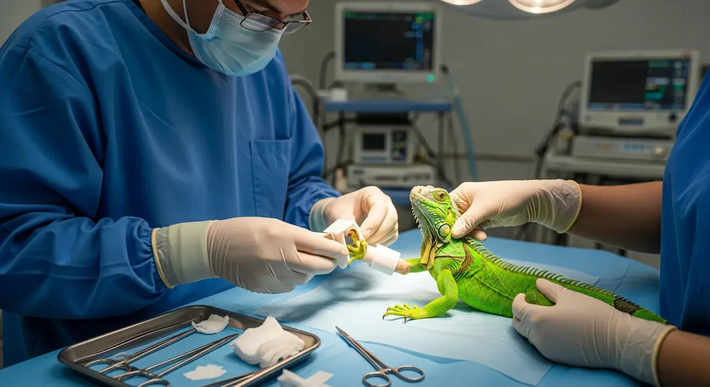 Reptilien-Krankheit: Verletzung des Bewegungsapparates